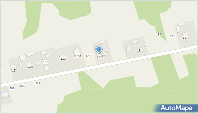 Majdanek, Majdanek, 129, mapa Majdanek