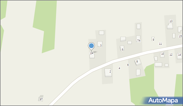 Majdanek, Majdanek, 1A, mapa Majdanek