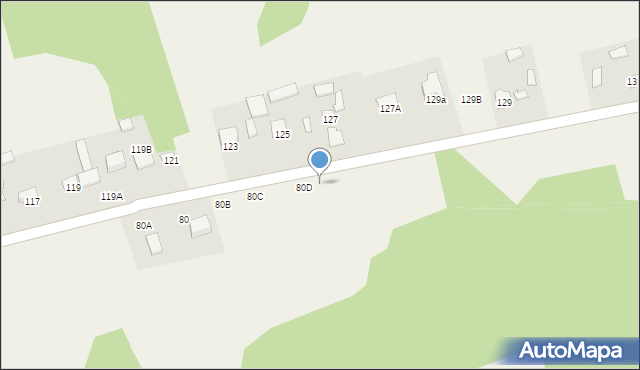 Majdanek, Majdanek, 80e, mapa Majdanek