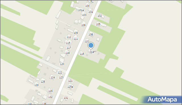 Majdów, Majdów, 114, mapa Majdów