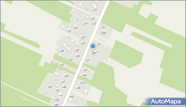 Majdów, Majdów, 135, mapa Majdów