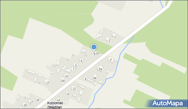 Majdów, Majdów, 3, mapa Majdów