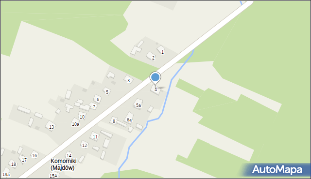 Majdów, Majdów, 4, mapa Majdów