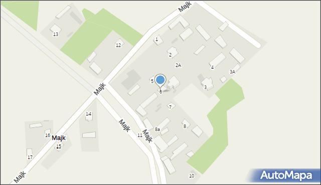 Majk, Majk, 6, mapa Majk