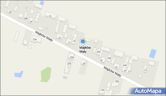 Majków Mały, Majków Mały, 19, mapa Majków Mały