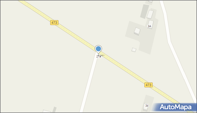 Majków Mały, Majków Mały, 27a, mapa Majków Mały