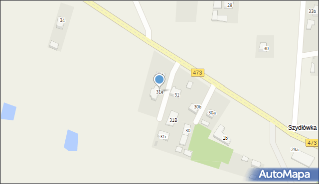 Majków Mały, Majków Mały, 31e, mapa Majków Mały