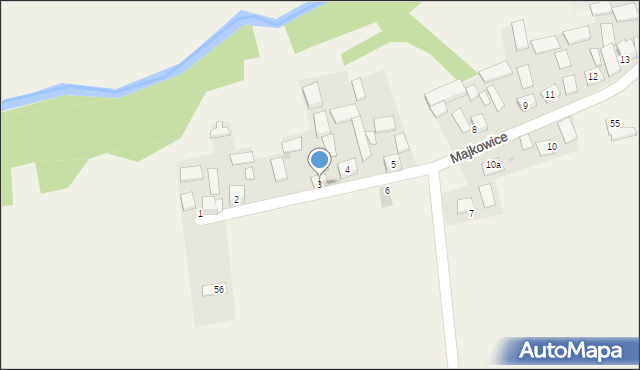 Majkowice, Majkowice, 3, mapa Majkowice