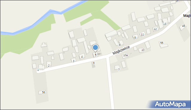 Majkowice, Majkowice, 5, mapa Majkowice