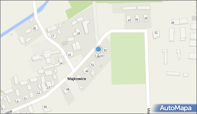 Majkowice, Majkowice, 50, mapa Majkowice