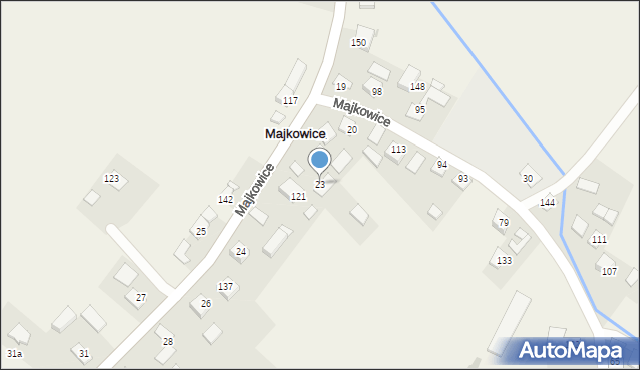 Majkowice, Majkowice, 23, mapa Majkowice