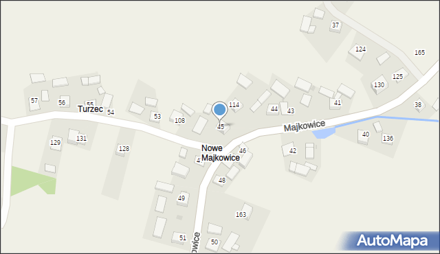 Majkowice, Majkowice, 45, mapa Majkowice