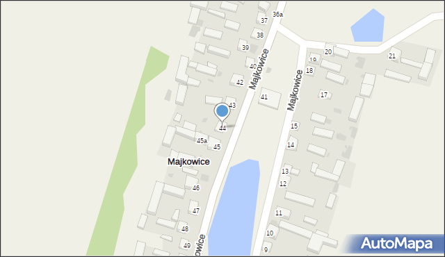 Majkowice, Majkowice, 44, mapa Majkowice