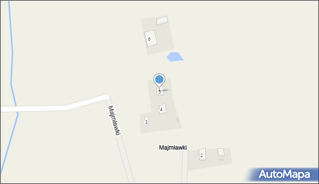 Majmławki, Majmławki, 5, mapa Majmławki