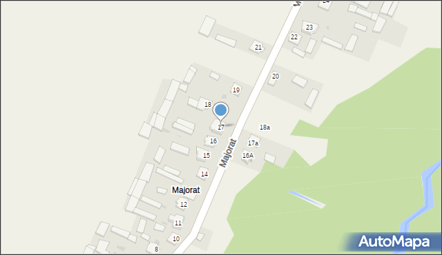 Majorat, Majorat, 17, mapa Majorat