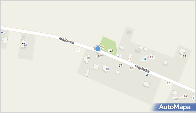 Majówka, Majówka, 19, mapa Majówka