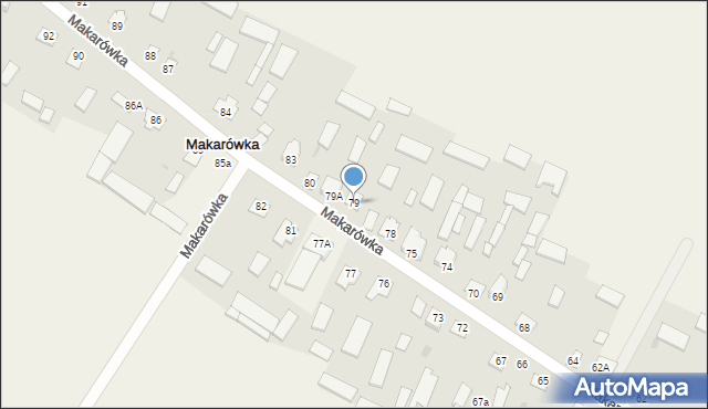 Makarówka, Makarówka, 79, mapa Makarówka