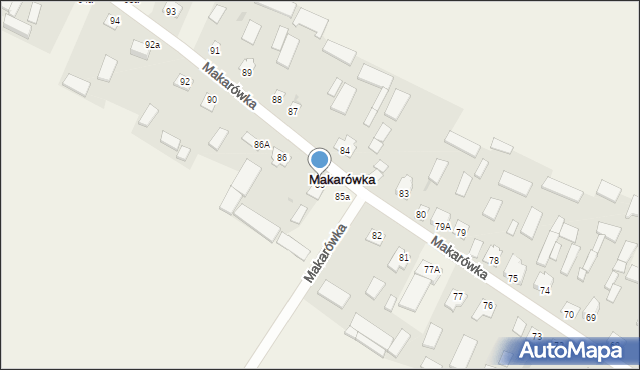 Makarówka, Makarówka, 85, mapa Makarówka