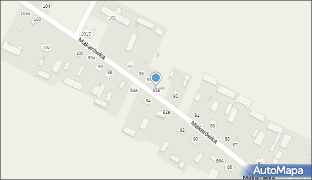 Makarówka, Makarówka, 93a, mapa Makarówka