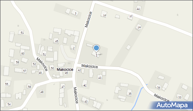 Makocice, Makocice, 1, mapa Makocice