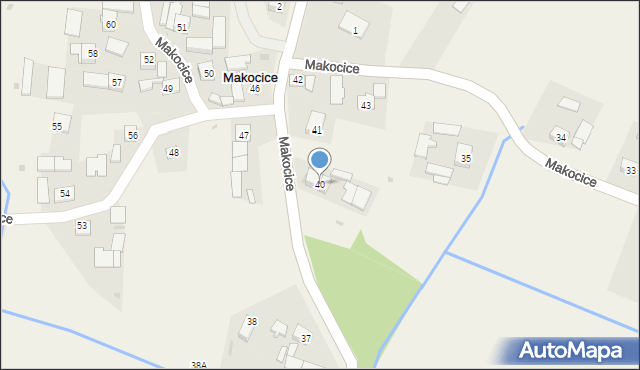 Makocice, Makocice, 40, mapa Makocice
