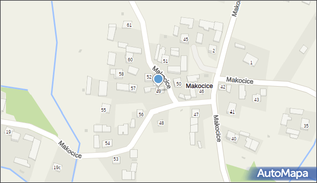 Makocice, Makocice, 49, mapa Makocice