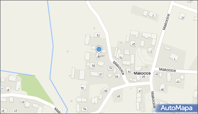 Makocice, Makocice, 60, mapa Makocice