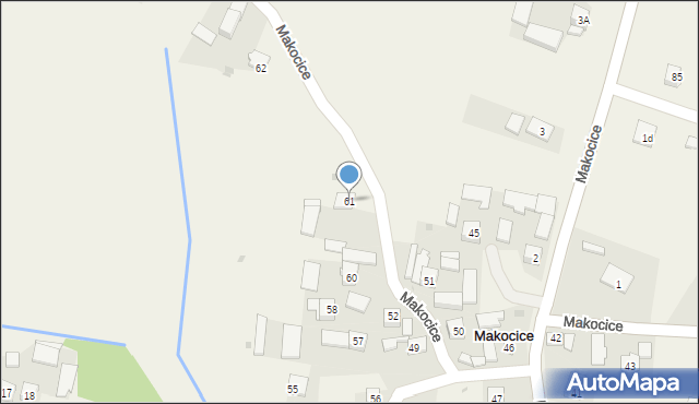 Makocice, Makocice, 61, mapa Makocice