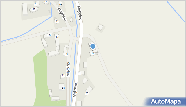 Mąkolno, Mąkolno, 16, mapa Mąkolno