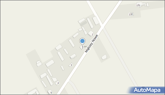 Mąkosy Nowe, Mąkosy Nowe, 2, mapa Mąkosy Nowe