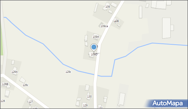 Mąkoszyce, Mąkoszyce, 109D, mapa Mąkoszyce