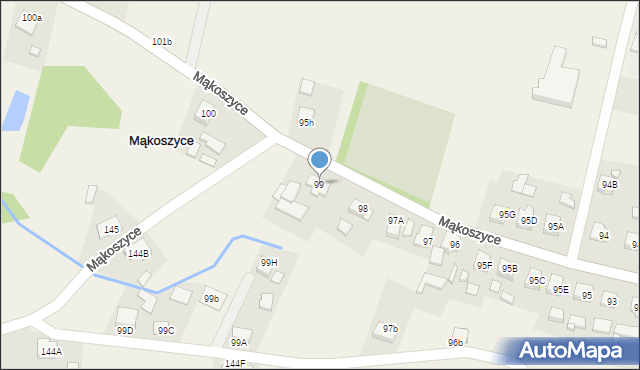 Mąkoszyce, Mąkoszyce, 99, mapa Mąkoszyce