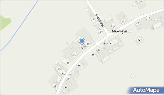 Mąkoszyn, Mąkoszyn, 41, mapa Mąkoszyn