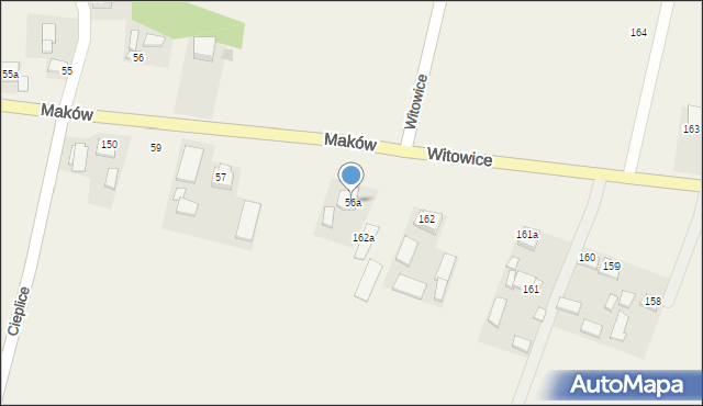 Maków, Maków, 56a, mapa Maków