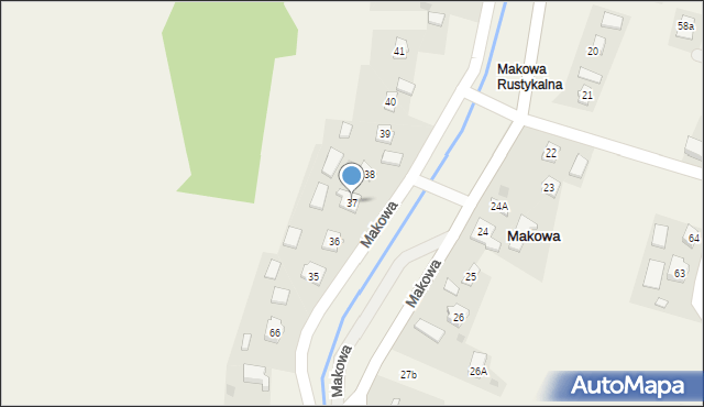 Makowa, Makowa, 37, mapa Makowa