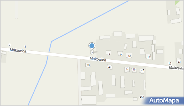 Makowica, Makowica, 7, mapa Makowica