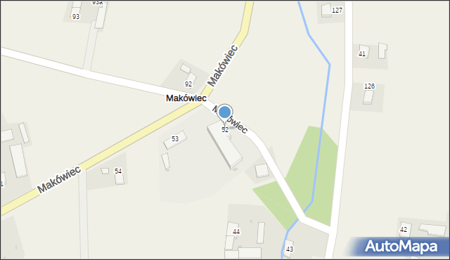 Makówiec, Makówiec, 52, mapa Makówiec