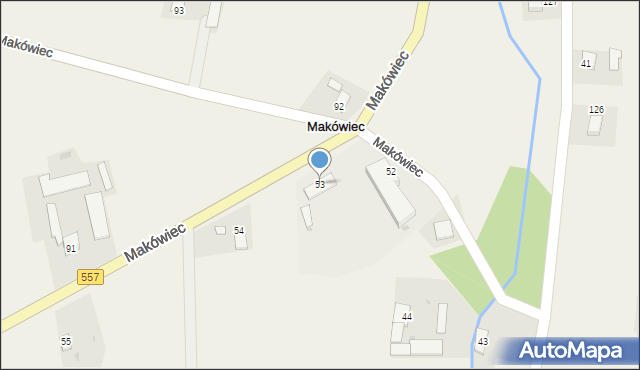 Makówiec, Makówiec, 53, mapa Makówiec