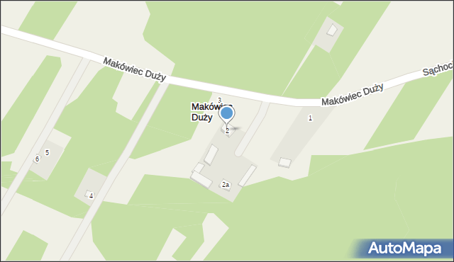 Makówiec Duży, Makówiec Duży, 2, mapa Makówiec Duży