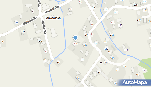 Makowiska, Makowiska, 152, mapa Makowiska