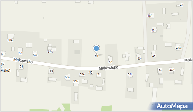 Makowisko, Makowisko, 53, mapa Makowisko