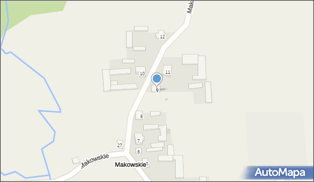 Makowskie, Makowskie, 9, mapa Makowskie
