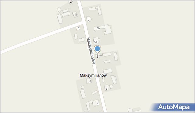 Maksymilianów, Maksymilianów, 5, mapa Maksymilianów