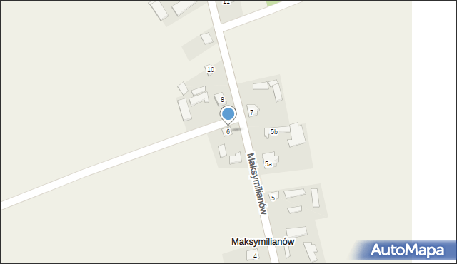 Maksymilianów, Maksymilianów, 6, mapa Maksymilianów