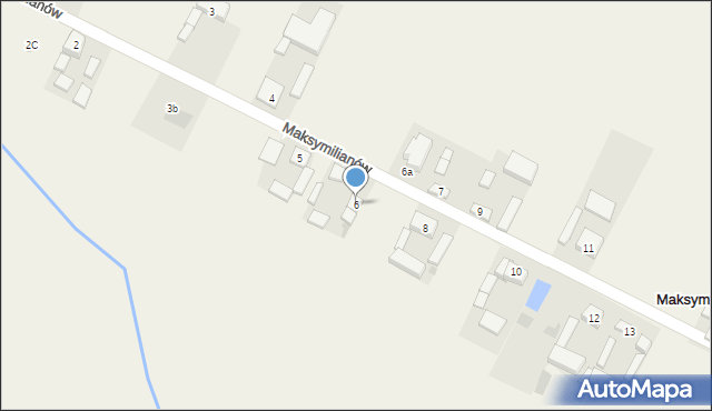 Maksymilianów, Maksymilianów, 6, mapa Maksymilianów