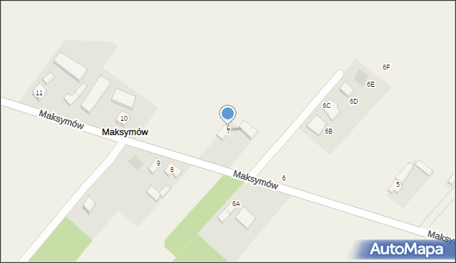 Maksymów, Maksymów, 7, mapa Maksymów