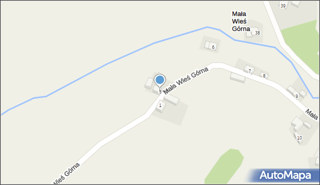 Mała Wieś Górna, Mała Wieś Górna, 3, mapa Mała Wieś Górna