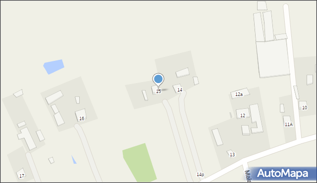 Mała Wieś przy Drodze, Mała Wieś przy Drodze, 15, mapa Mała Wieś przy Drodze
