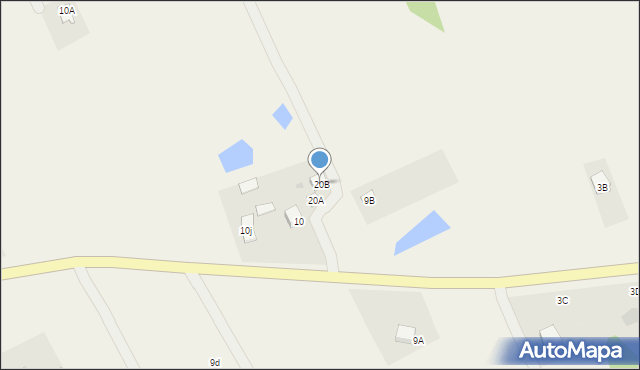 Mała Wieś przy Drodze, Mała Wieś przy Drodze, 20B, mapa Mała Wieś przy Drodze