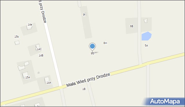 Mała Wieś przy Drodze, Mała Wieś przy Drodze, 9G, mapa Mała Wieś przy Drodze